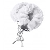 Наручники с белой меховой опушкой - ToyFa - купить с доставкой в Дзержинске