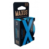 Классические презервативы в железном кейсе MAXUS Classic - 3 шт. - Maxus - купить с доставкой в Дзержинске