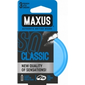 Классические презервативы в железном кейсе MAXUS Classic - 3 шт. - Maxus - купить с доставкой в Дзержинске