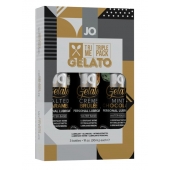 Подарочный набор вкусовых лубрикантов Tri-Me Triple Pack Gelato - System JO - купить с доставкой в Дзержинске