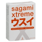 Ультратонкие презервативы Sagami Xtreme SUPERTHIN - 3 шт. - Sagami - купить с доставкой в Дзержинске