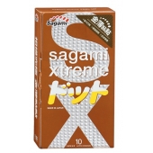 Презервативы Sagami Xtreme FEEL UP с точечной текстурой и линиями прилегания - 10 шт. - Sagami - купить с доставкой в Дзержинске