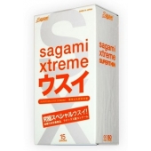 Ультратонкие презервативы Sagami Xtreme SUPERTHIN - 15 шт. - Sagami - купить с доставкой в Дзержинске