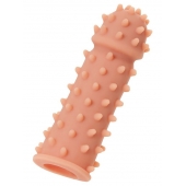 Телесная реалистичная насадка KOKOS Extreme Sleeve 03 с дополнительной стимуляцией - 12,7 см. - KOKOS - в Дзержинске купить с доставкой