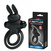 Черное эрекционное кольцо с вибростимуляцией клитора Vibrant Penis Ring III - Baile - в Дзержинске купить с доставкой