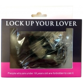 Черные меховые наручники Love с ключиками - Baile - купить с доставкой в Дзержинске