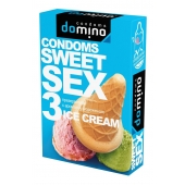 Презервативы для орального секса DOMINO Sweet Sex с ароматом мороженого - 3 шт. - Domino - купить с доставкой в Дзержинске