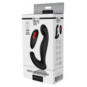 Черный вибромассажер простаты SWIRLING P-PLEASER - Dream Toys - в Дзержинске купить с доставкой