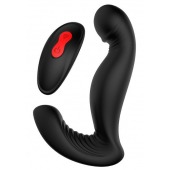 Черный вибромассажер простаты SWIRLING P-PLEASER - Dream Toys - в Дзержинске купить с доставкой
