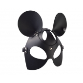 Черная кожаная маска  Мышка - Sitabella - купить с доставкой в Дзержинске