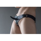 Черные трусики Better с анальной насадкой - 8 см. - Lola Games - купить с доставкой в Дзержинске