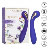 Фиолетовый вибромассажер с электростимуляцией Intimate Estim Petite G Wand - 19 см. - California Exotic Novelties - купить с доставкой в Дзержинске