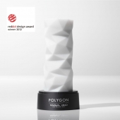 Белый 3D мастурбатор POLYGON - Tenga - в Дзержинске купить с доставкой