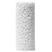 Белый 3D мастурбатор PILE - Tenga - в Дзержинске купить с доставкой