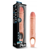 Телесный реалистичный фаллоудлинитель 10 Inch Silicone Cock Sheath Penis Extender - 25,4 см. - Blush Novelties - в Дзержинске купить с доставкой