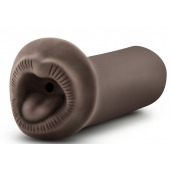 Коричневый мастурбатор-ротик Naughty Nicole - Blush Novelties - в Дзержинске купить с доставкой