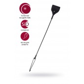 Черный гладкий стек с тонкой ручкой - 48 см. - ToyFa - купить с доставкой в Дзержинске