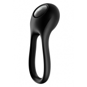 Черное эрекционное виброкольцо Majestic Duo - Satisfyer - в Дзержинске купить с доставкой