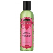 Массажное масло Naturals Strawberry Dreams с ароматом клубники - 59 мл. - Kama Sutra - купить с доставкой в Дзержинске