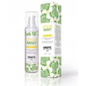 Разогревающее массажное масло Gourmet Spearmint Organic с органическими ингредиентами - 50 мл. - Exsens - купить с доставкой в Дзержинске