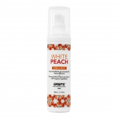 Разогревающее массажное масло Gourmet White Peach Organic с органическими ингредиентами - 50 мл. - Exsens - купить с доставкой в Дзержинске