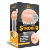 Мастурбатор-ротик ZOLO DEEP THROAT - Zolo - в Дзержинске купить с доставкой