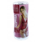 Прозрачный двусторонний мастурбатор Sophia - вагина и анус - Dream Toys - в Дзержинске купить с доставкой