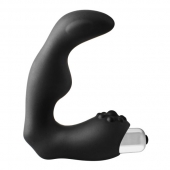 Черный вибромассажер простаты FantASStic Vibrating Prostate Massager - 11,3 см. - Dream Toys - в Дзержинске купить с доставкой