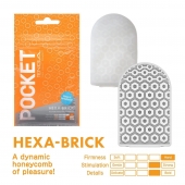 Карманный мастурбатор HEXA-BRICK - Tenga - в Дзержинске купить с доставкой