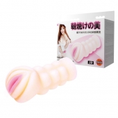 Рифленый мастурбатор-вагина из реалистичного материала - Baile - в Дзержинске купить с доставкой