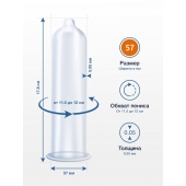 Презервативы MY.SIZE размер 57 - 3 шт. - My.Size - купить с доставкой в Дзержинске