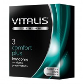 Контурные презервативы VITALIS PREMIUM comfort plus - 3 шт. - Vitalis - купить с доставкой в Дзержинске