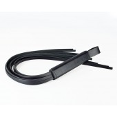 Черная кожаная плеть  Клео  - 60 см. - Sitabella - купить с доставкой в Дзержинске