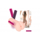 Телесный вибромастурбатор-анус Tong-ggo Auto - KOKOS - в Дзержинске купить с доставкой