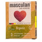 Экологически чистые презервативы Masculan Organic - 3 шт. - Masculan - купить с доставкой в Дзержинске