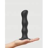 Черная насадка Strap-On-Me Dildo Geisha Balls size XL - Strap-on-me - купить с доставкой в Дзержинске
