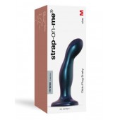 Темно-синяя насадка Strap-On-Me Dildo Plug Snaky size M - Strap-on-me - купить с доставкой в Дзержинске