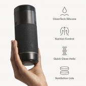 Черный мастурбатор с контролем всасывания Arcwave Pow Stroker - Arcwave - в Дзержинске купить с доставкой
