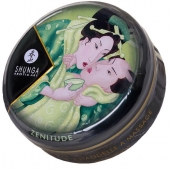 Массажная свеча Exotic Green Tea с ароматом зелёного чая - 30 мл. - Shunga - купить с доставкой в Дзержинске