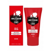 Крем-пролонгатор CBD from Amsterdam Delay Cream - 50 мл. - Shots Media BV - купить с доставкой в Дзержинске