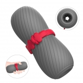 Серый эластичный мастурбатор с утяжкой - S-HANDE - в Дзержинске купить с доставкой