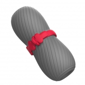 Серый эластичный мастурбатор с утяжкой - S-HANDE - в Дзержинске купить с доставкой