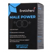 Капсулы для мужчин Erotichard male power - 20 капсул (0,370 гр.) - Erotic Hard - купить с доставкой в Дзержинске