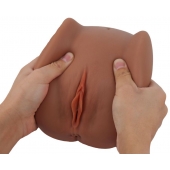 Мастурбатор Black Beauty - вагина и анус - S-HANDE - в Дзержинске купить с доставкой