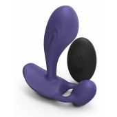 Темно-синий вибромассажер Witty P G Vibrator with Remote Control - Love to Love - в Дзержинске купить с доставкой