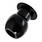 Черная анальная втулка Basic L - 7,5 см. - Toyfa Basic