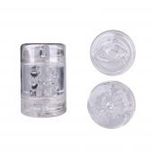 Прозрачный двусторонний мастурбатор Joy Cup - анус и рот - Erokay - в Дзержинске купить с доставкой