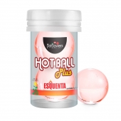 Лубрикант на масляной основе Hot Ball Plus с разогревающим эффектом (2 шарика по 3 гр.) - HotFlowers - купить с доставкой в Дзержинске