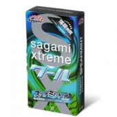 Презервативы Sagami Xtreme Mint с ароматом мяты - 10 шт. - Sagami - купить с доставкой в Дзержинске