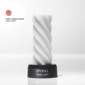 Белый 3D мастурбатор SPIRAL - Tenga - в Дзержинске купить с доставкой